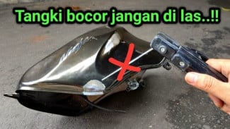Tak Perlu Las! Ini Cara Mudah Menambal Tangki Sepeda Motor yang Bocor