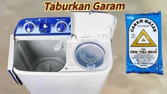 Ternyata Begini! Alasan Mengapa Mesin Cuci Wajib Dikasih Garam Dapur