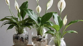 Peace Lily Anti Stres! Ini Jurus Bikin Tanaman Hias Peace Lily Tumbuh Cantik di Air!