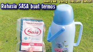 Termos Bau dan Kotor Total Jadi Bersih Seperti Baru Pakai Sasa, Caranya Super Mudah!