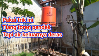 Pipa Tambahan Bikin Geger! Air Keran Mengalir Deras Meski Toren Cuma Setinggi Pinggang