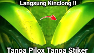 Baret Halus di Spakbor Motor Hilang, Tanpa Cat Tanpa Amplas, Pakai Bahan Ini