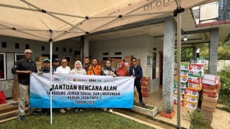 Perum Jasa Tirta II Salurkan Bantuan untuk Korban Bencana Pergerakan Tanah di Purwakarta