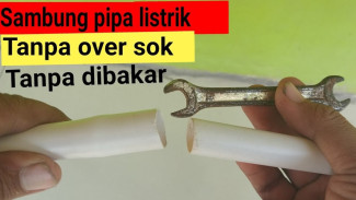 Cuma Modal Kunci Pas! Trik Gila Nyambung Paralon Listrik Tanpa Pecah, Nggak Butuh Alat Lain