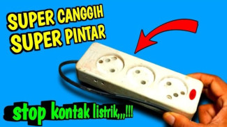 Gak Perlu Alat Mahal! Cuma Pakai Kapasitor, Stop Kontak Ini Tahan Konslet dan Gak Bikin Jeglek