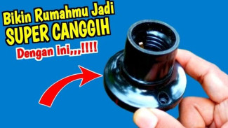 Buka Pintu Langsung Terang! Trik Ubah Fitting Lampu Jadi Otomatis Tanpa Listrik PLN