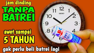 Sulap Jam Dinding Biasa Jadi Menyala Keren, Cuma Modal LED dan Aki Motor Bekas!