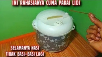 Cuma Pakai Lidi! Jurus Ampuh Bikin Nasi Magic Com Anti Basi: Resep Rahasia Emak-emak Pintar