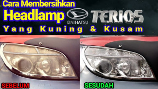 Cara Membersihkan Kaca Lampu Mobil Kuning dengan Amplas 1200, Amplas 3000 dan Coating, Tetangga Auto Melongo