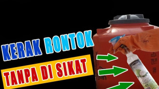 Toren Air Hitam Pekat Bisa Kinclong Lagi, Cuma Butuh Semprotan Serbuk Ajaib Murah Meriah