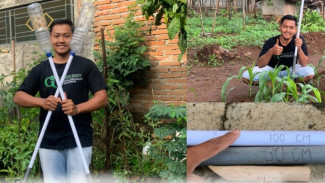 Mudah Banget! Buat Sendiri Alat Penabur Pupuk dari Paralon Anti Encok, Berkebun Jadi Makin Nyaman