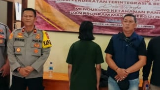 Gelapkan Uang Kerohiman, Ipung Ditangkap Polsek Jalan Cagak di TPS Kasomalang - Subang