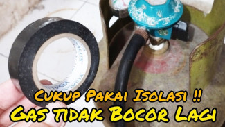 Trik Ampuh Mengatasi Gas Bocor Tanpa Karet Seal Baru, Cukup Pakai Selotip Saja