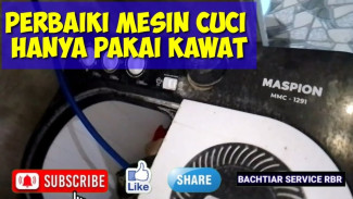 Pengering Mesin Cuci Maspion Cuma Berdengung? Trik Pakai Kawat Ini Bikin Mesin Mutar Lagi!