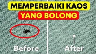 Kaos Kesayangan Bolong? Jangan Dibuang Dulu, Coba Trik Ajaib Ini, Praktis Banget!