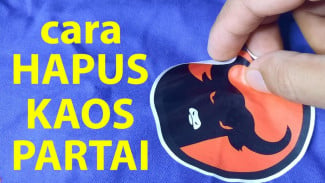 Malu Pakai Kaos Partai, Tapi Nyaman? Coba Trik Menghapus Sablon Super Praktis