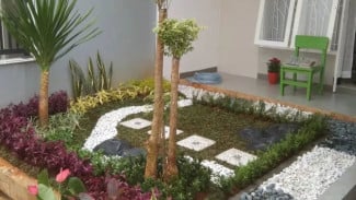 Wah, Bikin Betah! Ide Taman Depan Rumah Walaupun Lahan Sempit