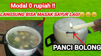 Tambal Panci Bocor Pakai Bekas Pasta Gigi? Hasilnya Bikin Kaget, Kuat dan Tahan Bertahun-tahun!