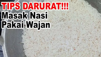 Ternyata Memasak Nasi Pakai Wajan Biasa Bisa Tetap Pulen, Begini Caranya!