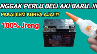 Modal Suntikan Bekas dan Lem, Aki Kering Drop Bisa Hidup Lagi Tanpa Harus Beli Baru