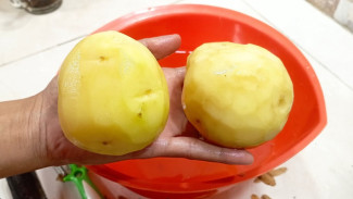 Trik Mengupas Kentang dalam Hitungan Detik, Cukup Pakai Pisau Dapur Biasa Saja!