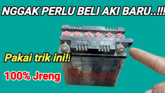 Aki Motor Bekas Nyaris Mati? Cuma Pakai Cairan Ini Bisa Hidup Lagi, Gak Perlu Beli Baru!