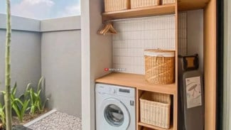 Intip 5 Rekomendasi Desain Laundry Room Mungil yang Sedap Dipandang, Nyuci Auto Nyaman!