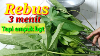Trik Merebus Daun Singkong Cepat Empuk dalam 3 Menit, Tetap Hijau dan Anti Gagal!