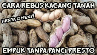 Trik Merebus Kacang Kulit Empuk Tanpa Presto, Cuma 12 Menit Saja Langsung Empuk!