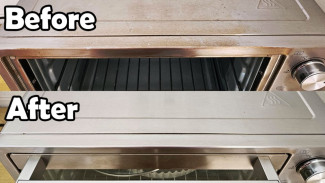 Cara Membersihkan Oven Stainless Kusam Pakai Minyak Goreng, Langsung Kinclong!