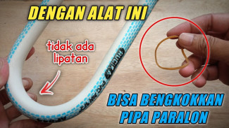 Rahasia Tekuk Pipa PPC Jadi Huruf U Tanpa Lipatan, Pakai Pasir Halus dan Trik Dapur Saja!