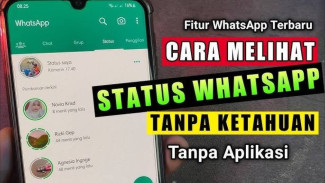 Jitu Banget! Ini Trik Melihat Status WhatsApp Tanpa Diketahui Pemiliknya