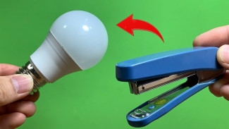 Cara Gila Pakai Stapler Biasa untuk Bikin Lampu LED Rumah Kamu Hidup Lagi, Mudah dan Hemat Banget!