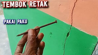 Tembok Retak Parah? Tambal Sendiri Pakai 3 Bahan Ini, Dijamin Mulus Lagi Selamanya