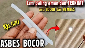 Asbes Bocor dan Belum Sempat Panggil Tukang? Perbaiki Sendiri Saja, Cukup Pakai 2 Bahan Murah Meriah