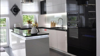 Simpel Tapi Keren! Desain Dapur Minimalis Monokrom Ini Bikin Rumah Makin Kece Abis!