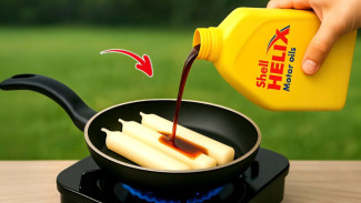 Ide Gila! Daur Ulang Oli Bekas Jadi Pasta Kilap Kendaraan, Sepatu, dan Sendal Anti Kusam Hanya 10 Menit