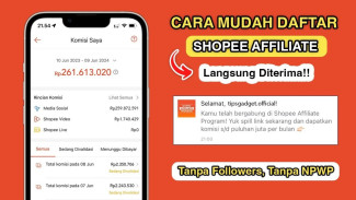 Cara Lengkap Daftar Shopee Affiliate Program, Raup Jutaan Rupiah Tanpa Modal Sepeserpun