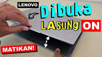 Laptop Lenovo Nyala Sendiri Saat Dibuka? Begini Cara Mudah Matikan Fitur Flip to Start