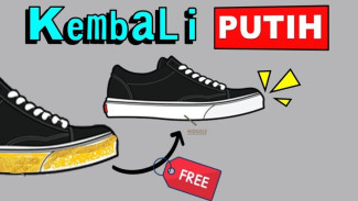 Trik Ampuh Putihkan Sol Sepatu Menguning, Cukup Pakai 1 Cairan Ini, Langsung Bersih Lagi!