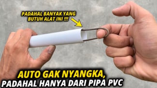 Ide Kreatif Bikin Alat Angkut Baju dari Pipa dan Kawat, Sekali Angkat Bisa 10 Pakaian Masuk Rumah saat Hujan Lebat