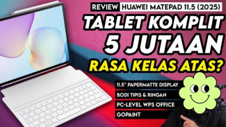 Huawei MatePad 11.5 2025 Bikin Laptop Tersingkir, Desain Tipis Ringan Fitur Premium dan Paket Lengkap