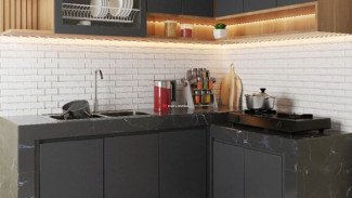 Sempit Jadi Luas! Inspirasi Desain Kitchen Set Minimalis Ini Cocok Banget Buat Dapur Mungil!