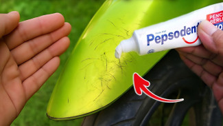 Pasta Gigi Ternyata Bisa Menghilangkan Baret Motor, Tanpa Ke Bengkel Bisa Kinclong Lagi!