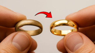 Trik Melepas Cincin Tersangkut di Jari dan Membuat Emas Kusam Jadi Mengkilap Seperti Baru Lagi!