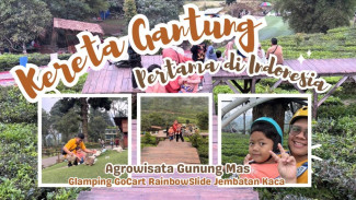 Wisata Agrowisata Gunung Mas Puncak Bogor Suguhkan Kereta Gantung, Rainbow Slide, dan Spot Foto Kaca Bikin Deg-Degan