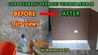 Rumah Bebas Cat Menggelembung, Tembok Lembab Bisa Kembali Mulus dengan Campuran Resin Khusus