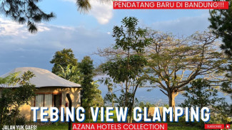 Bukan Hotel Biasa! Tebing View Bandung Tawarkan Glamping Mewah dengan Balkon City Light Romantis