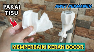 Keran Bocor Bisa Diperbaiki Sendiri di Rumah, Trik Ajaib Ini Bikin Air Berhenti Netes Terus