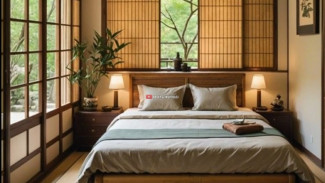 Bikin Kamar Lebih Tenang! Ide Desain Kamar Tidur Ala Jepang Ini Bikin Suasana Nyaman dan Elegan!